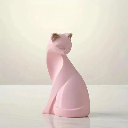 Resin Cat Statues for Elegant Monzzi Home Decor