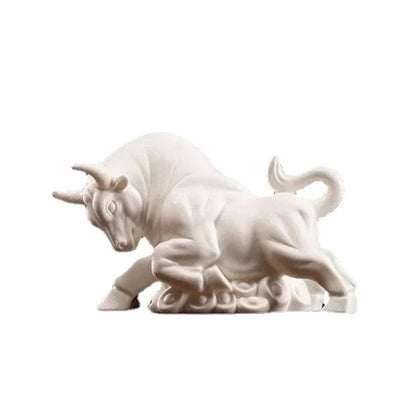 Elegant Golden Bull Statue: A Symbol of Prosperity for Your Living Room