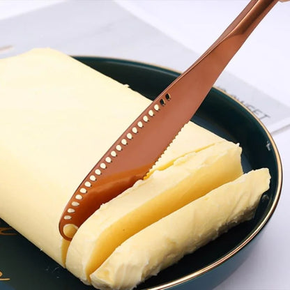 Stainless Steel Serrated Butter and Jam Spatula Knife by Monzzi
