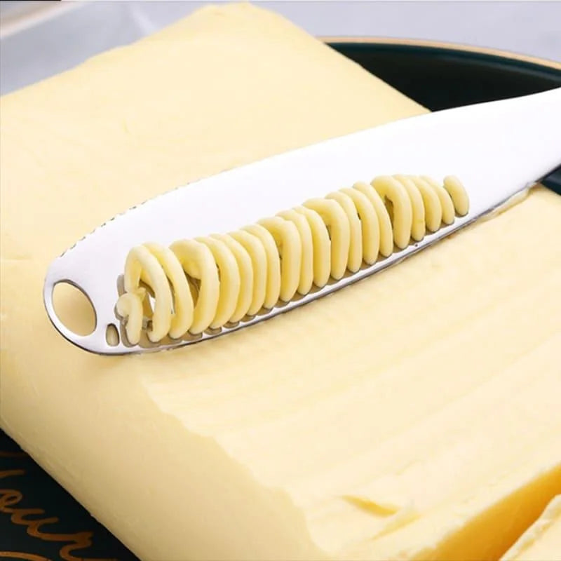 Stainless Steel Serrated Butter and Jam Spatula Knife by Monzzi