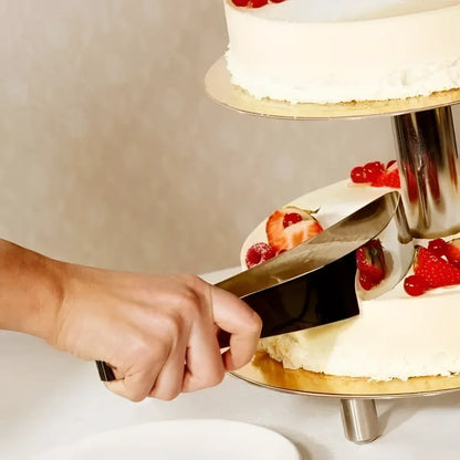 European-Style 304 Stainless Steel Cake Slicer for Parties and Desserts by Monzzi