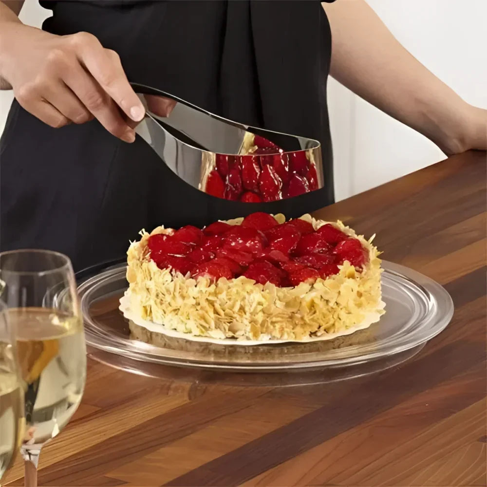 European-Style 304 Stainless Steel Cake Slicer for Parties and Desserts by Monzzi
