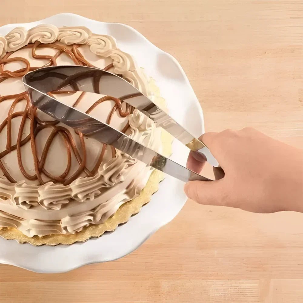 European-Style 304 Stainless Steel Cake Slicer for Parties and Desserts by Monzzi