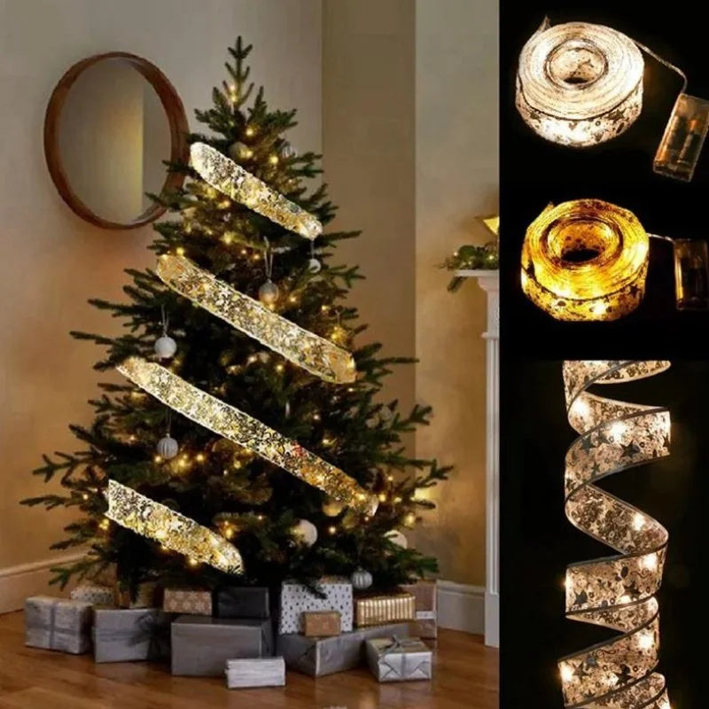 Monzzi Lighting Decorative LED Ribbon for Christmas Trees