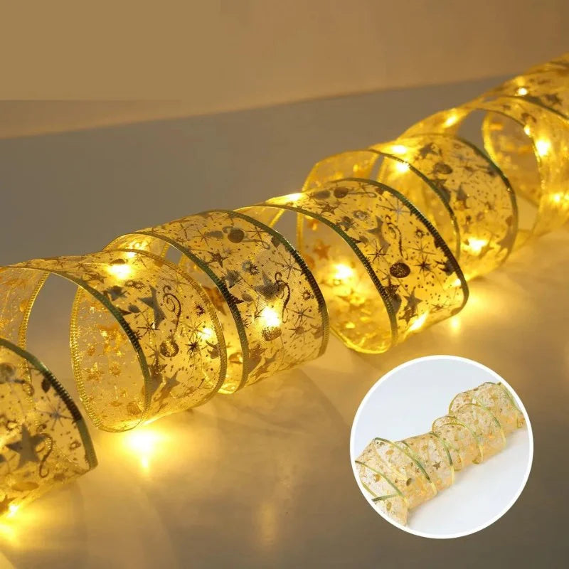 Monzzi Lighting Decorative LED Ribbon for Christmas Trees