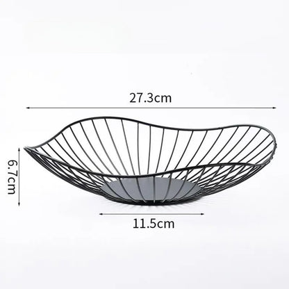 Versatile Decorative Metal Fruit Bowl for Fruit Organization and Home Décor