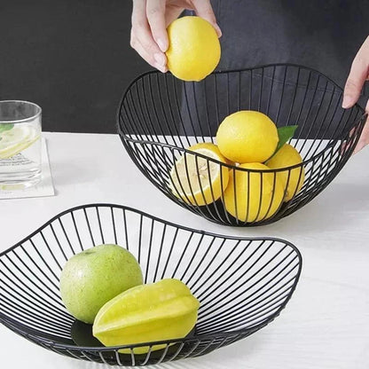Versatile Decorative Metal Fruit Bowl for Fruit Organization and Home Décor