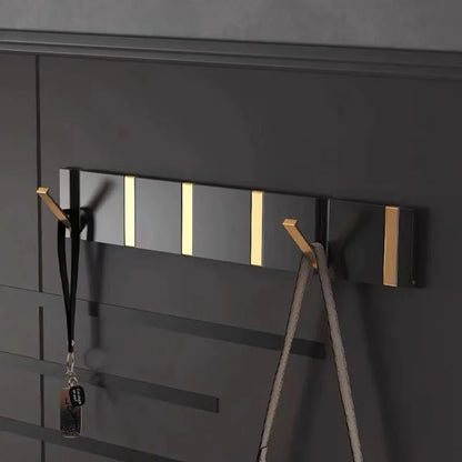 Versatile Retractable Aluminum Hooks for Bathroom and Closet Organization