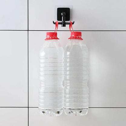 Monzzi Self-Adhesive Rotating Hooks for Organizing Accessories and Clothing - Durable ABS Design