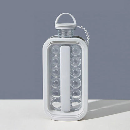 Monzzi Cold Drink Water Bottle with Round Ice Mold