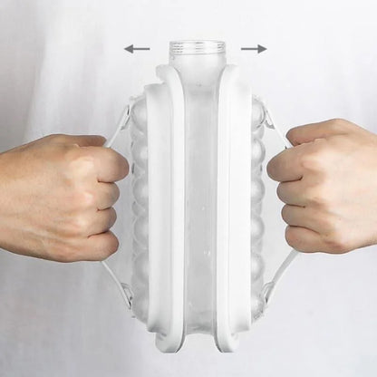 Monzzi Cold Drink Water Bottle with Round Ice Mold