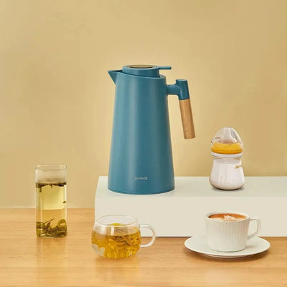 Monzzi Thermal Bottle with Built-in Digital Thermometer for Coffee and Tea