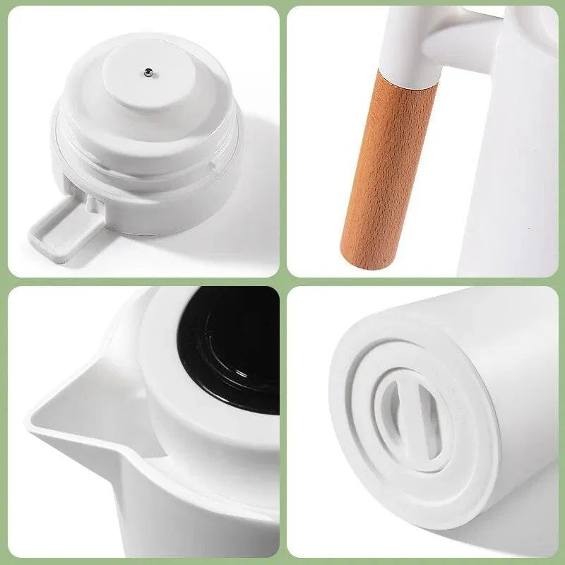 Thermal Bottle with Built-in Digital Thermometer for Coffee and Tea