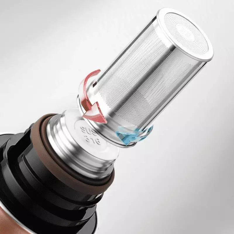 Monzzi - Stainless Steel and Ceramic Insulated Bottle for Coffee and Tea