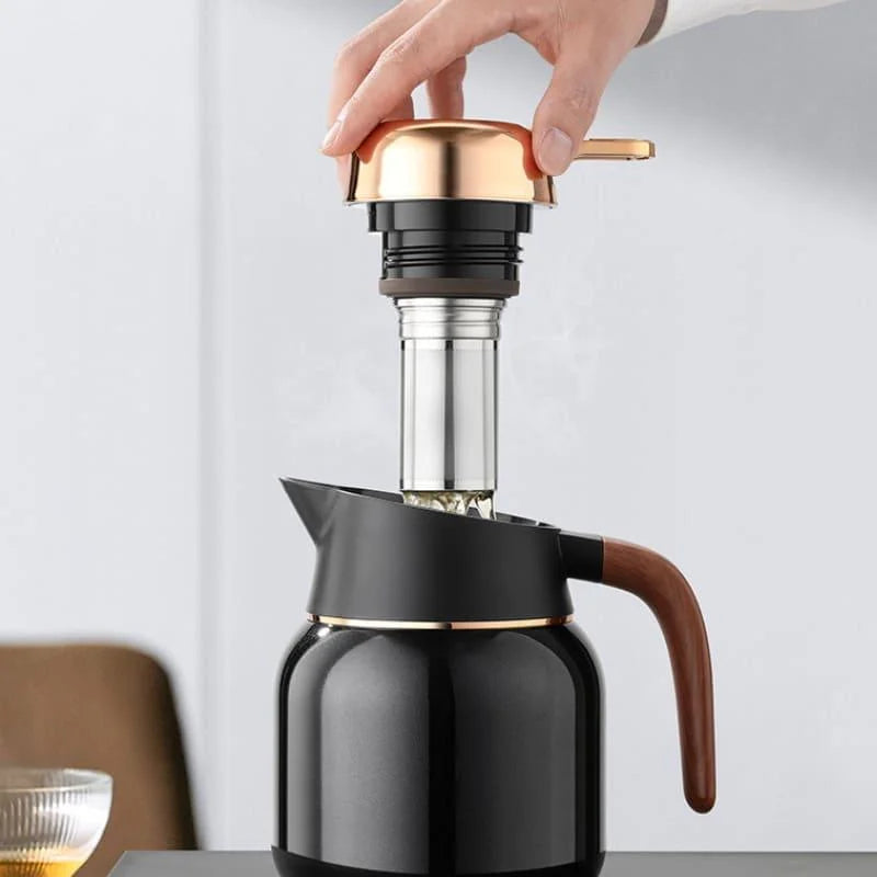 Monzzi - Stainless Steel and Ceramic Insulated Bottle for Coffee and Tea