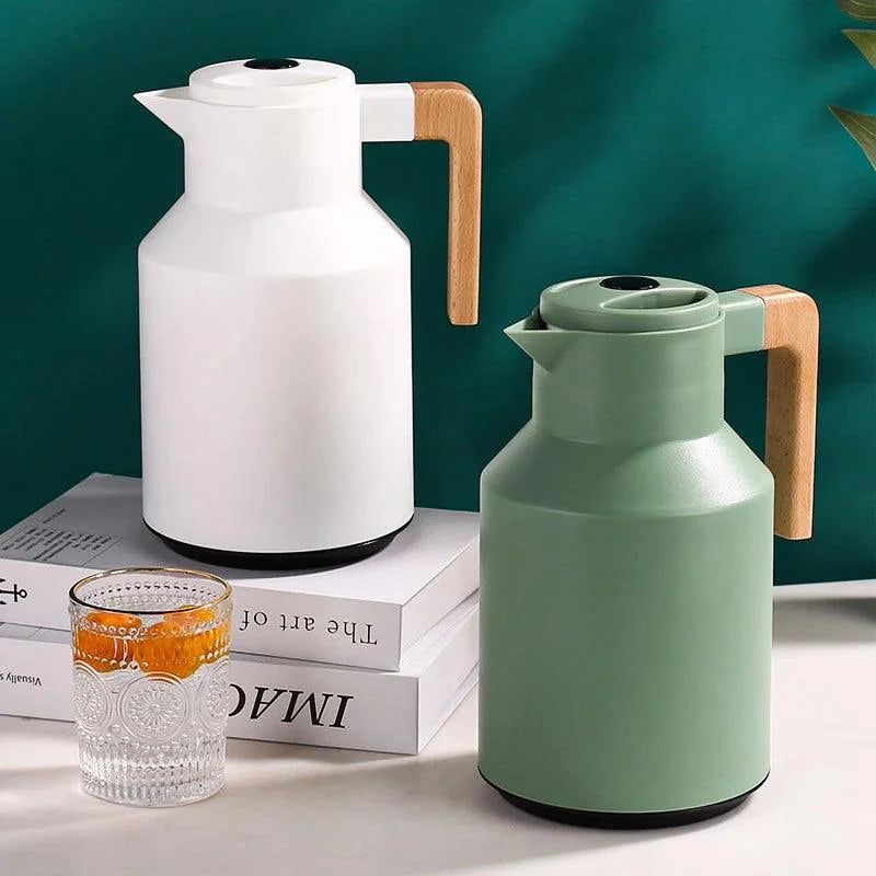 Glass-Lined Stainless Steel Thermal Bottle for Coffee and Tea
