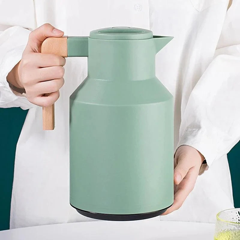 Glass-Lined Stainless Steel Thermal Bottle for Coffee and Tea