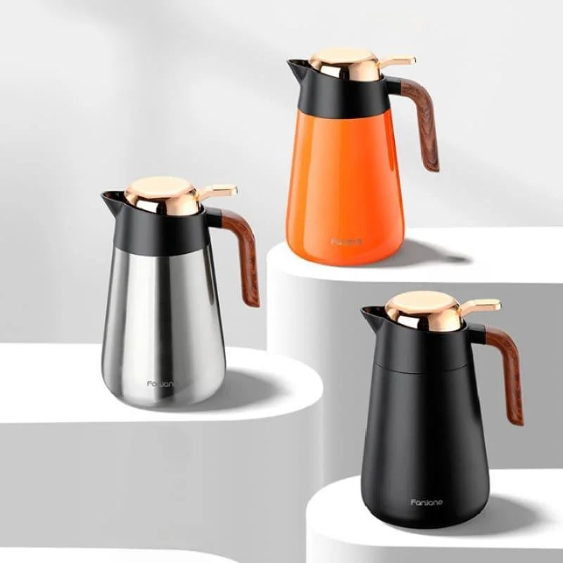 Monzzi Vacuum Insulated Stainless Steel Thermal Bottle for Coffee and Tea
