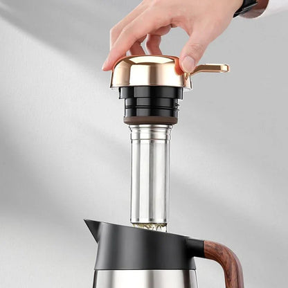 Monzzi Vacuum Insulated Stainless Steel Thermal Bottle for Coffee and Tea