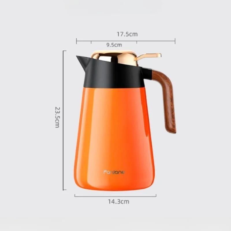 Monzzi Vacuum Insulated Stainless Steel Thermal Bottle for Coffee and Tea
