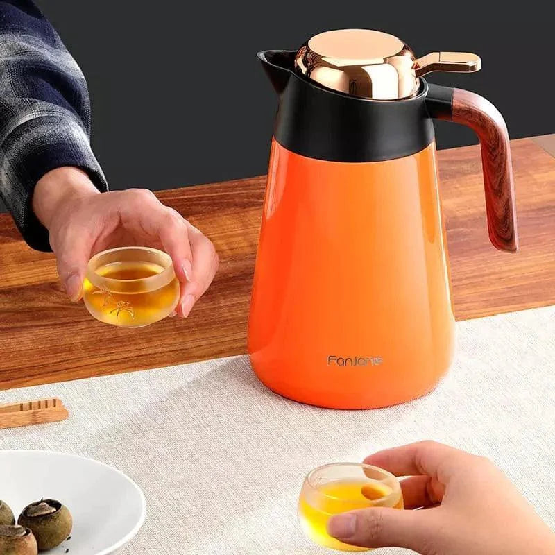 Monzzi Vacuum Insulated Stainless Steel Thermal Bottle for Coffee and Tea