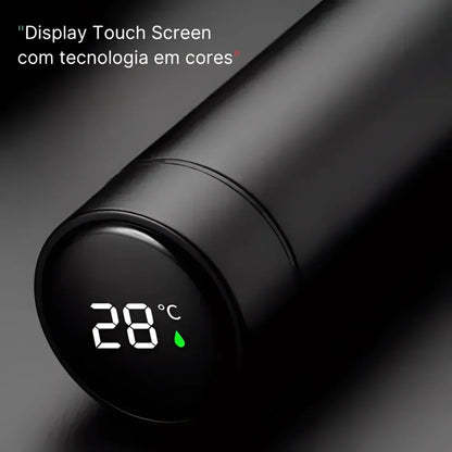 Monzzi Drinks Stainless Steel Thermal Bottle with LED Digital Temperature Sensor