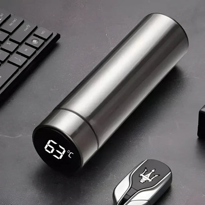 Monzzi Drinks Stainless Steel Thermal Bottle with LED Digital Temperature Sensor