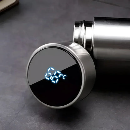 Monzzi Drinks Stainless Steel Thermal Bottle with LED Digital Temperature Sensor