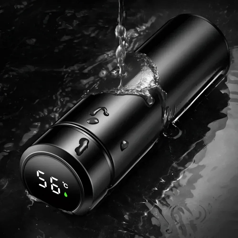 Monzzi Drinks Stainless Steel Thermal Bottle with LED Digital Temperature Sensor