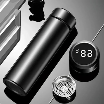 Monzzi Drinks Stainless Steel Thermal Bottle with LED Digital Temperature Sensor