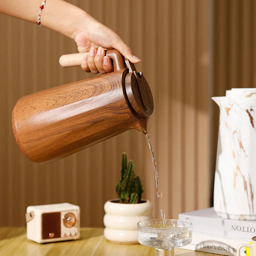 Double-Wall Insulated Thermal Coffee Carafe