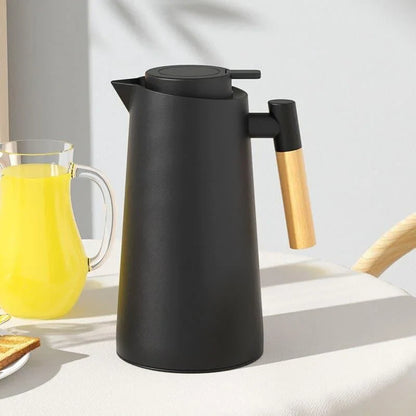 Monzzi 1L Borosilicate Glass Thermal Coffee Carafe for Hot Beverages