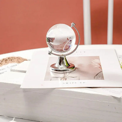 Clear Crystal Globe with World Map Design for Monzzi Table
