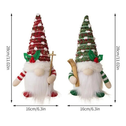 LED-Illuminated Christmas Gnome for Monzzi Holiday Decor