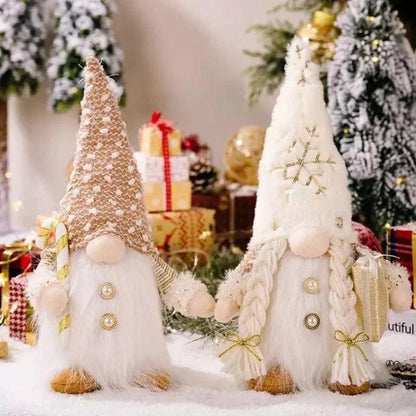 LED-Illuminated Christmas Gnome for Monzzi Holiday Decor