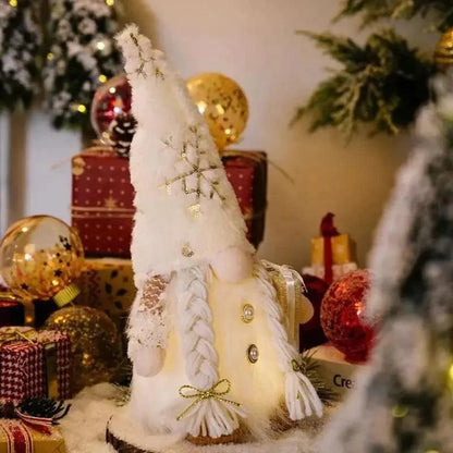 LED-Illuminated Christmas Gnome for Monzzi Holiday Decor