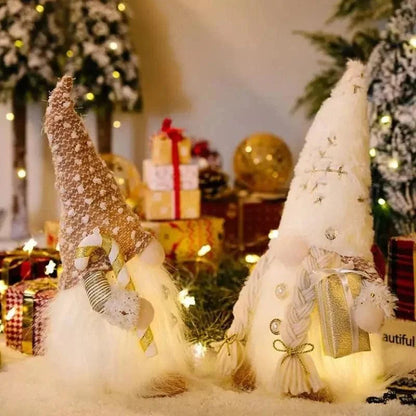 LED-Illuminated Christmas Gnome for Monzzi Holiday Decor