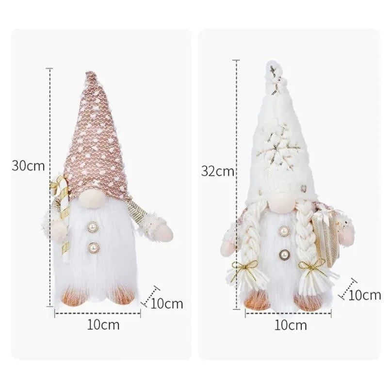 LED-Illuminated Christmas Gnome for Monzzi Holiday Decor