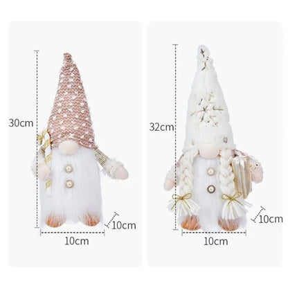 LED-Illuminated Christmas Gnome for Monzzi Holiday Decor