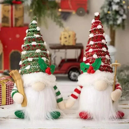 LED-Illuminated Christmas Gnome for Monzzi Holiday Decor