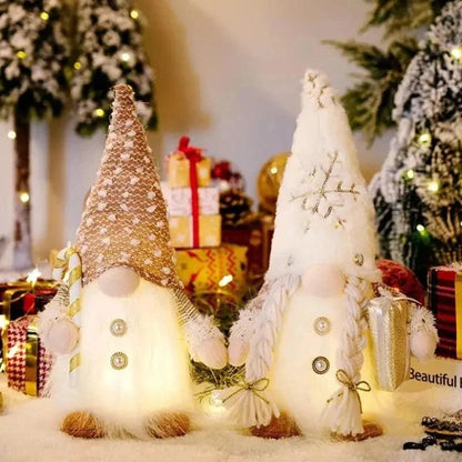 LED-Illuminated Christmas Gnome for Monzzi Holiday Decor