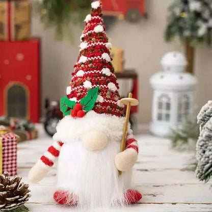 LED-Illuminated Christmas Gnome for Monzzi Holiday Decor