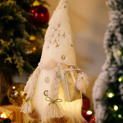 LED-Illuminated Christmas Gnome for Monzzi Table Decor