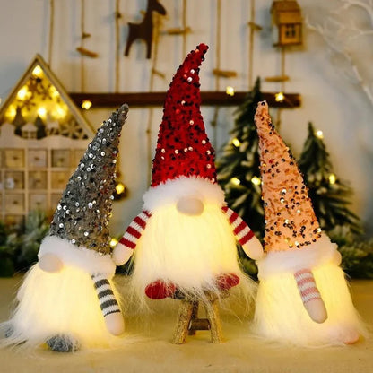 LED Light-Up Christmas Gnome for Monzzi Table Decor