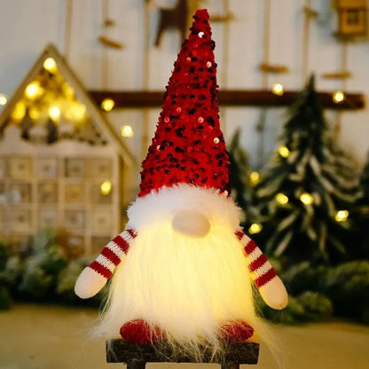 LED Light-Up Christmas Gnome for Monzzi Table Decor