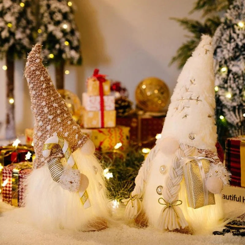 LED Light-Up Christmas Gnome for Monzzi Table Decor