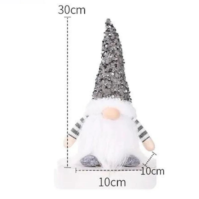 LED-Illuminated Christmas Gnome for Monzzi Table Decor