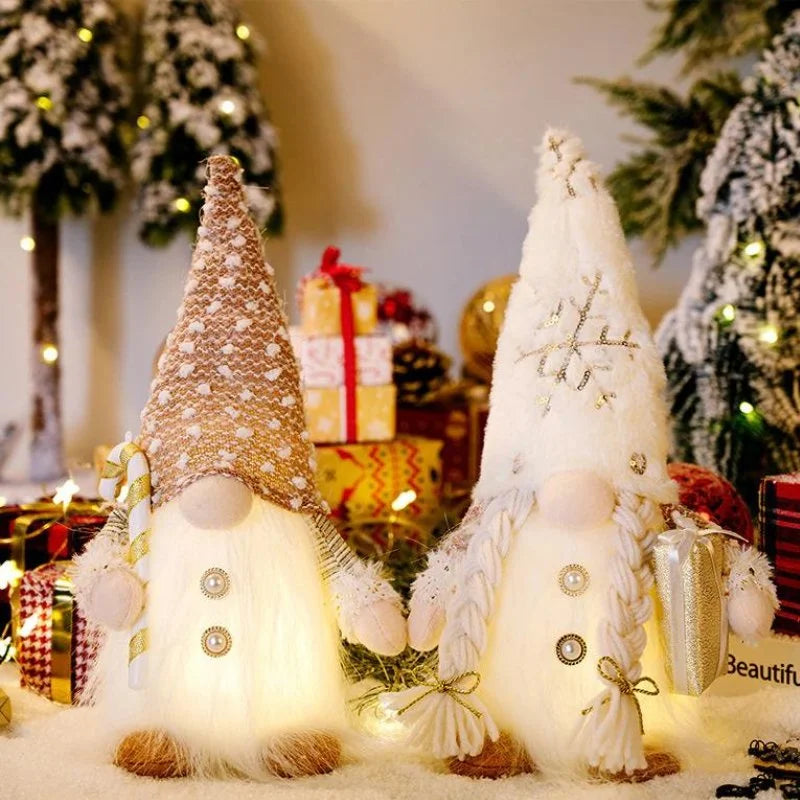 LED-Illuminated Christmas Gnome for Monzzi Table Decor