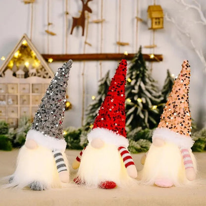 LED Light-Up Christmas Gnome for Monzzi Table Decor