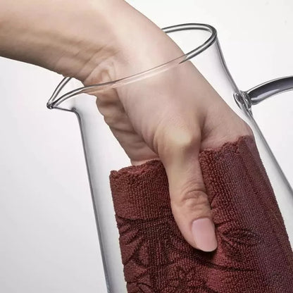 Monzzi 2L Borosilicate Glass Beverage Pitcher with Lid